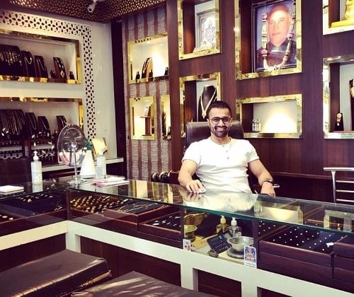 Vishal Karwal at his jewellery shop