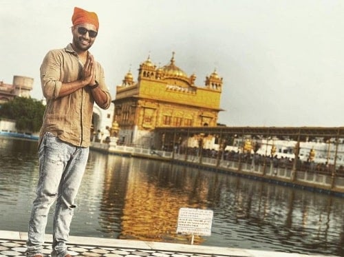 Vishal Karwal at the Golden Temple