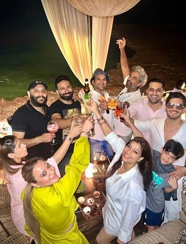 Vishal Karwal in a party