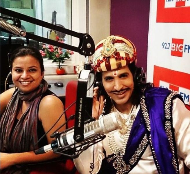 Vishal as a radio jockey