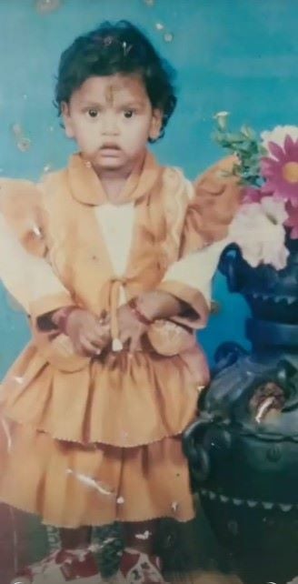 Vishnupriya Gandhi as a child