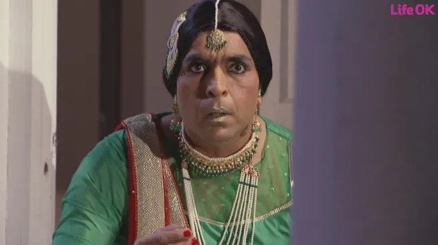 Vishwajeet Pradhan as Kalavati in a still from the TV series 