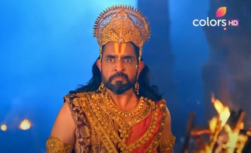 Vishwajeet Pradhan as Maharaj Daksha in a still from the TV series 