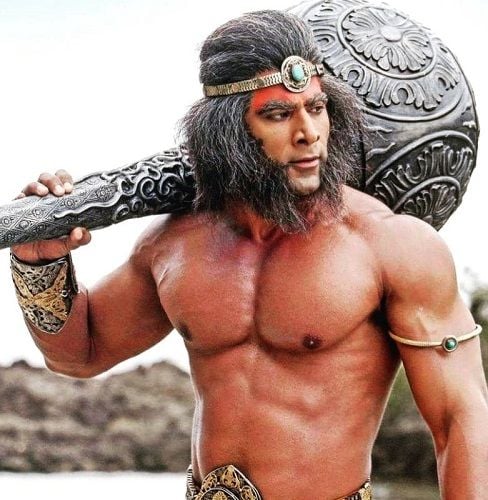 Vivan Bhatena as lord Hanuman from Ramyug
