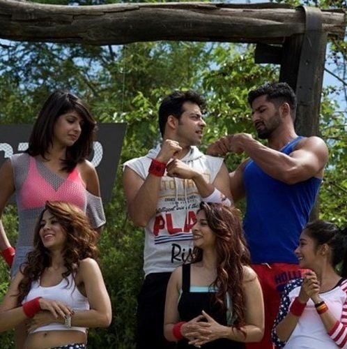 Vivan Bhatena on the sets of Fear Factor Khatron Ke Khiladi 7