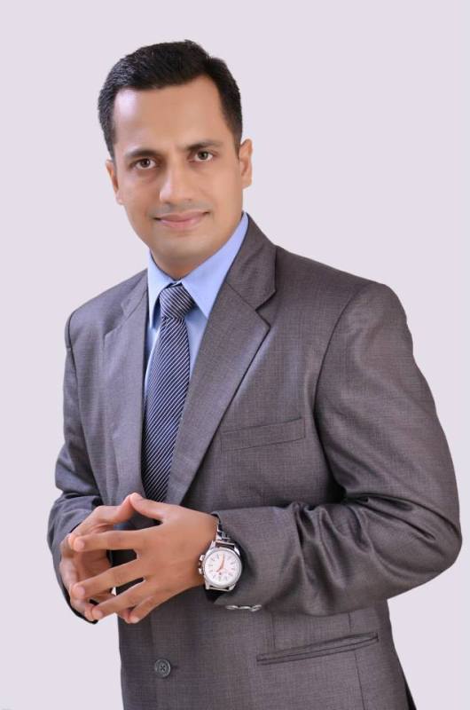 Vivek Bindra during his early days as an corporate trainer