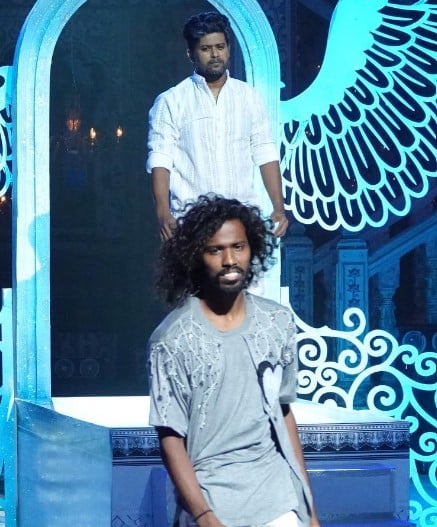 Vivek Chachere on the sets of the dance reality show 