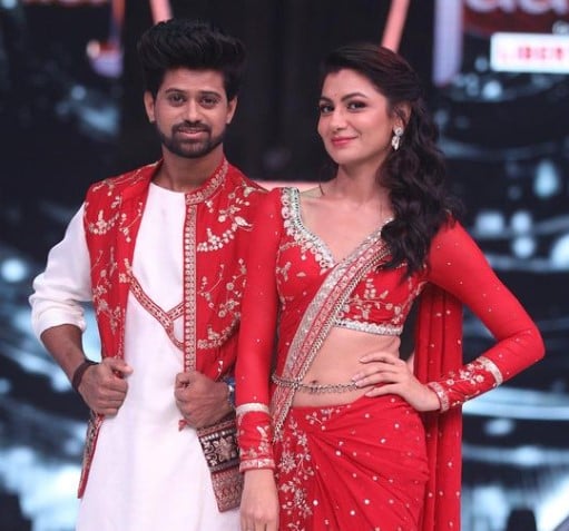 Vivek Chachere on the sets of the dance reality show 