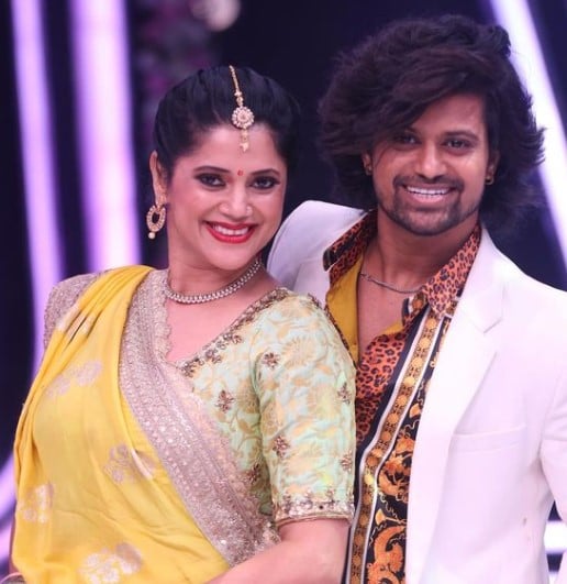 Vivek Chachere on the sets of the dance reality show 