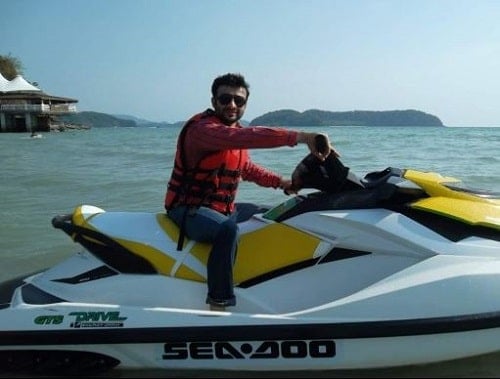 Vivek Mashru during his trip