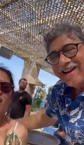 Vivek Mehra during his vacation