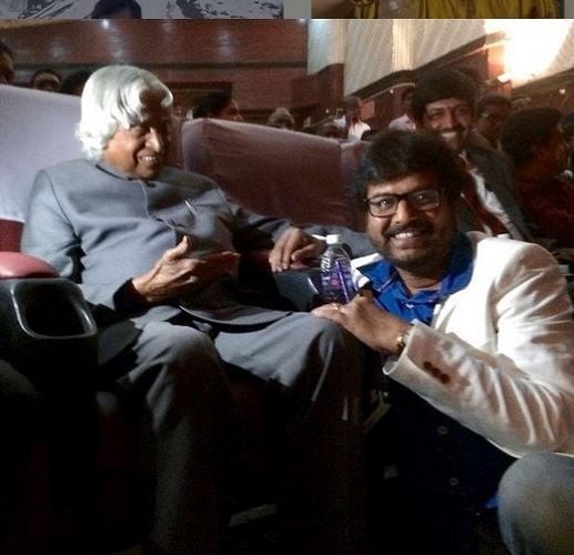 Vivek with Dr APJ Abdul Kalam