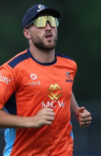 Wiaan Mulder during Major League Cricket (MLC) when he trained under Shane Watson