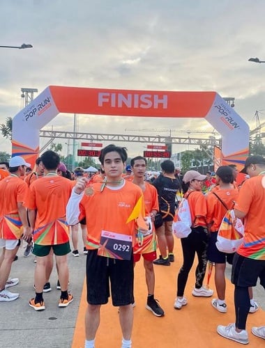 Will Ashley in a marathon