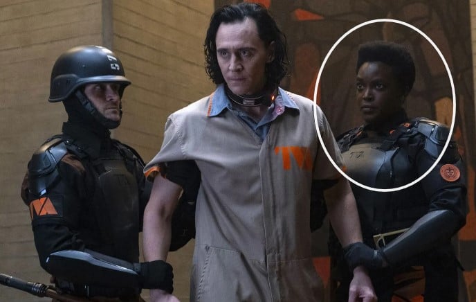 Wunmi Mosaku in a still from the television series Loki (2021)