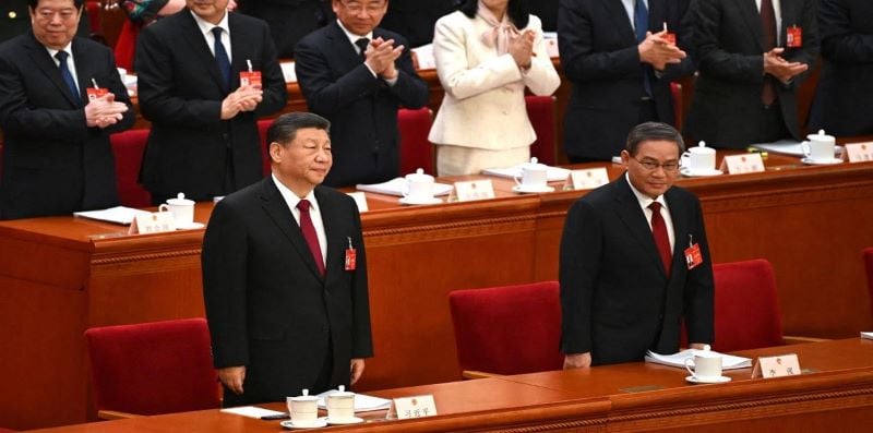 Xi after being elected as the President of the CCP at the 12th National People