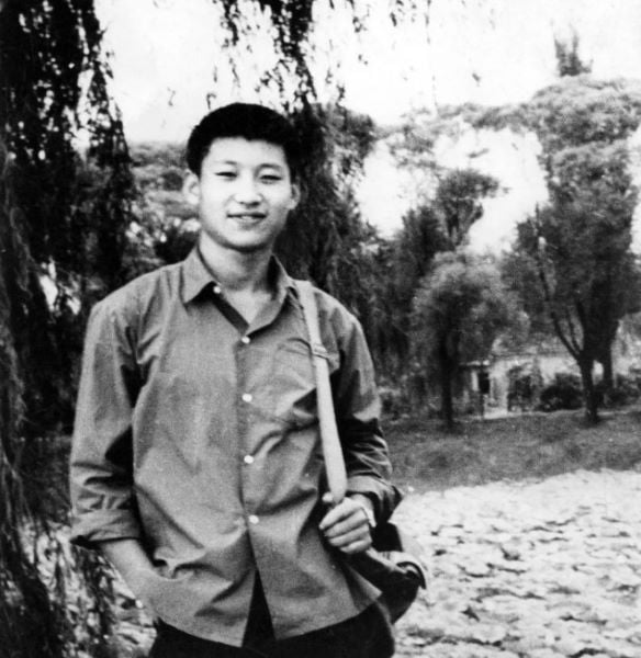 Xi while serving as the Party Chairman of Liangjiahe