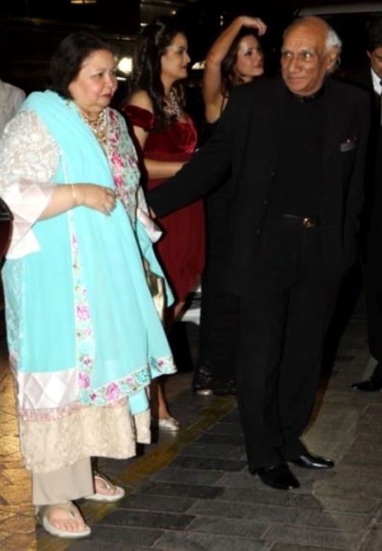 Yash Chopra and Pamela Chopra