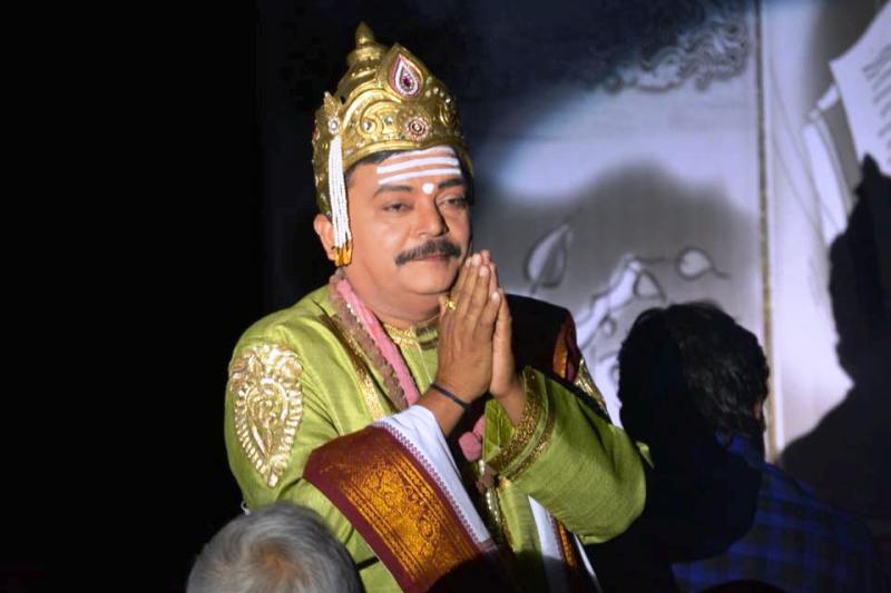 Yashwant Sardeshpande in the play 