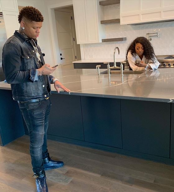 Yella Beezy at his new home