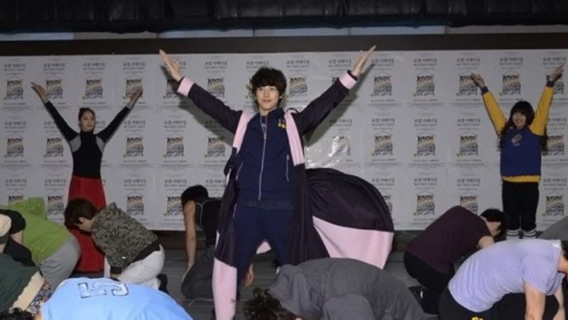 Yim Si-wan during his performance rehearsal of 