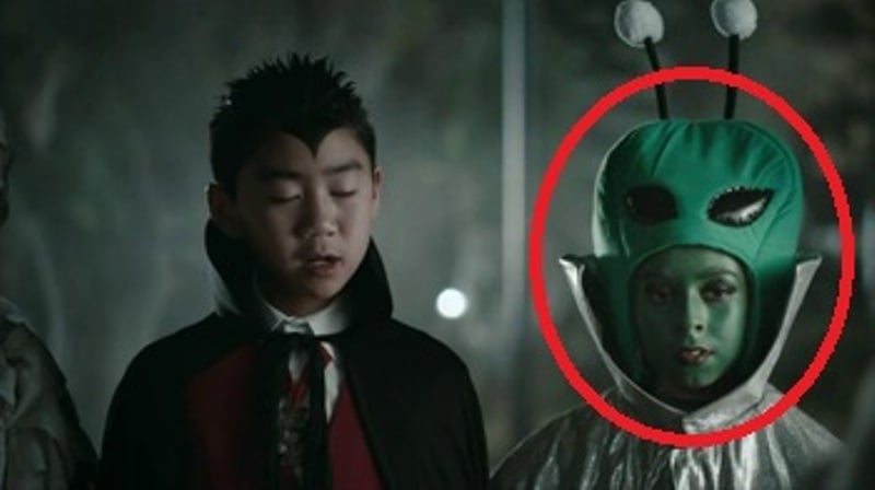 Young Fabrizio Guido in a commercial for Snickers chocolate