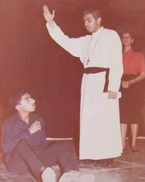 Young Ivan Rodrigues in parish play