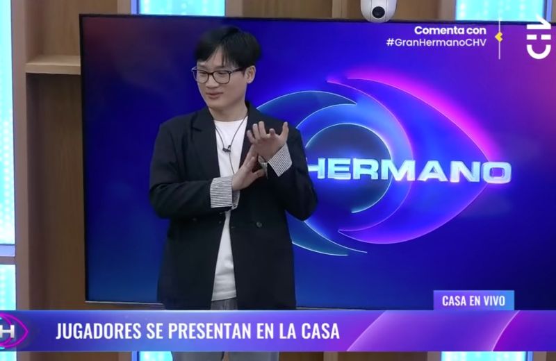 Yuhui Lee in a still from the Chilean competitive TV series titled 