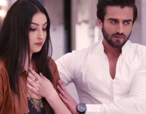 Zayn in a still from the serial Ishq Mein Marjawan 2 as Angre