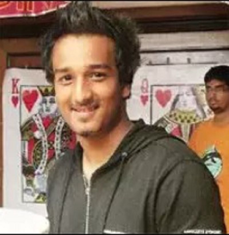 Zeeshan Siddique during his college days