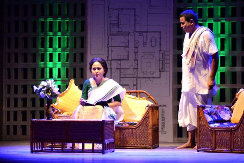 Zerifa Wahid during a theatrical production