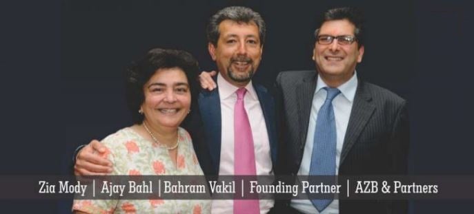 Zia Mody with AZB &amp; Partners (Ajay Bahl and Bahram Vakil)