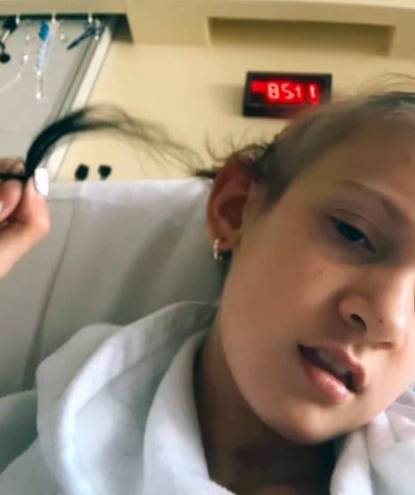 Zuza Beine in a still from one of her final videos