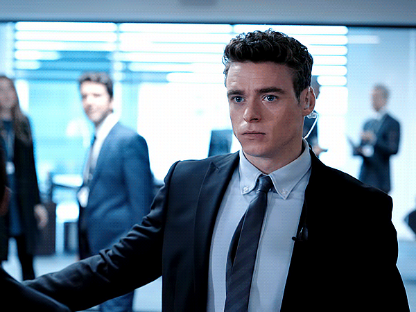 Richard Madden as PS David Budd in the film 'Bodyguard' (2018)