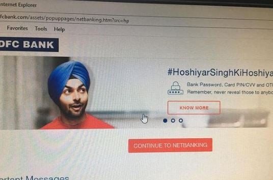 Gagan Singh in a print shoot for HDFC