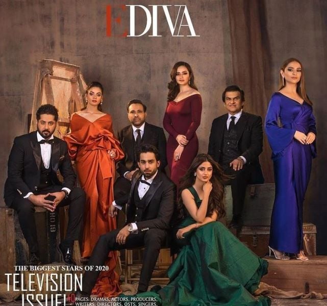 Minal Khan on the cover of EDIVA magazine